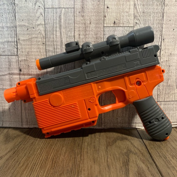 Nerf Star Wars Orange The Force Awakens Han Solo Blaster Lights & Sounds - Picture 5 of 11